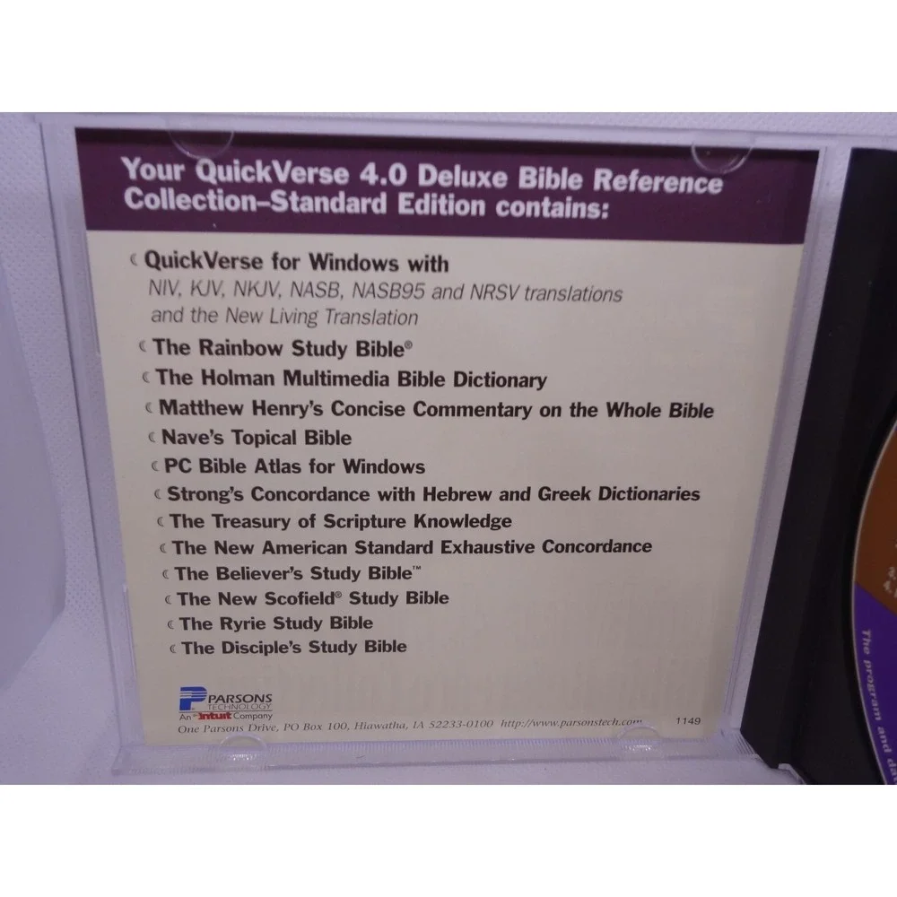 QuickVerse 4.0 Bible Reference‎ Collection Standard & Teacher's Edition CD-ROM